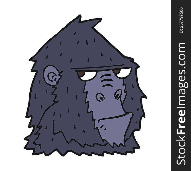 cartoon gorilla