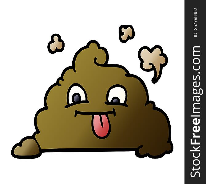 cartoon doodle poop