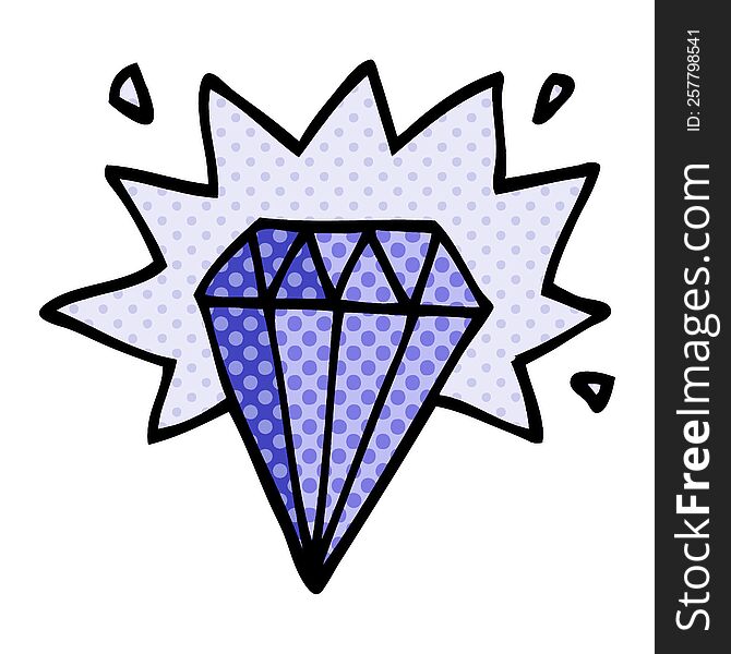 Cartoon Doodle Tattoo Diamond