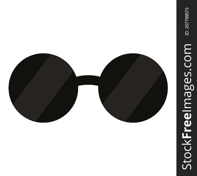 sunglasses graphic vector illustration icon. sunglasses graphic vector illustration icon