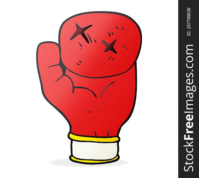 Cartoon Boxing Glove