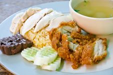 Steamed Chicken With Rice. Stock Images Steamed Chicken With Rice. Stock Images