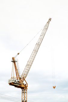 Hoist Crane Royalty Free Stock Images Hoist Crane Royalty Free Stock Images