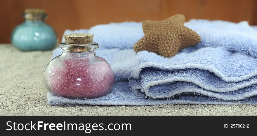 Products and utensils for bathing