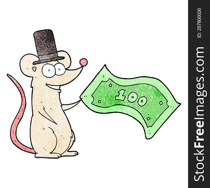 Textured Cartoon Rich Mouse
