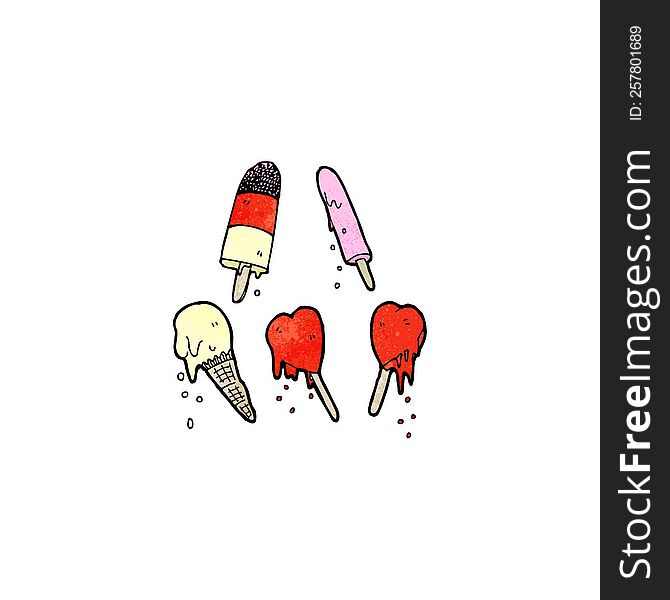 ice lolly cartoon collection