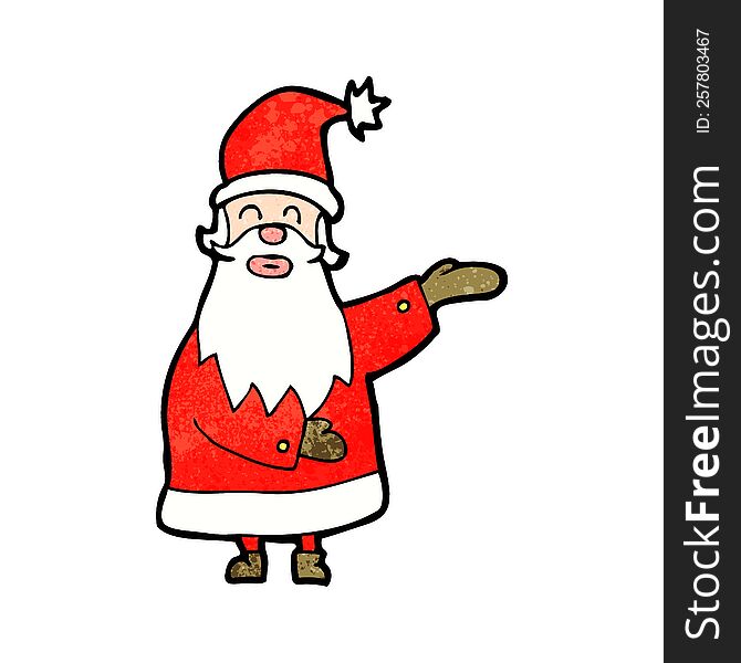 cartoon santa