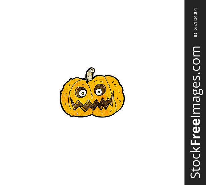spooky pumpkin cartoon