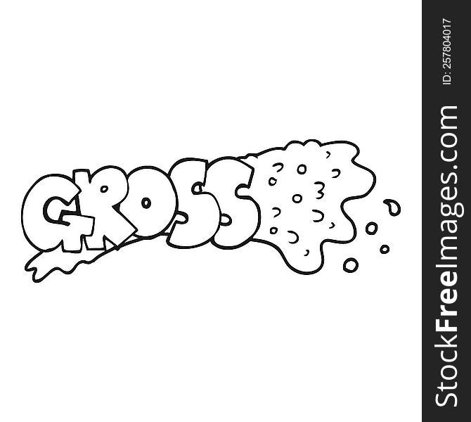 gross freehand drawn black and white cartoon. gross freehand drawn black and white cartoon