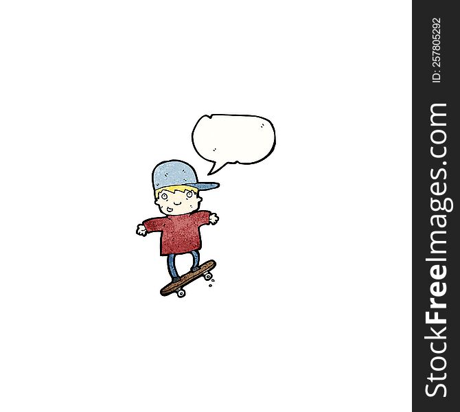 boy on skateboard cartoon