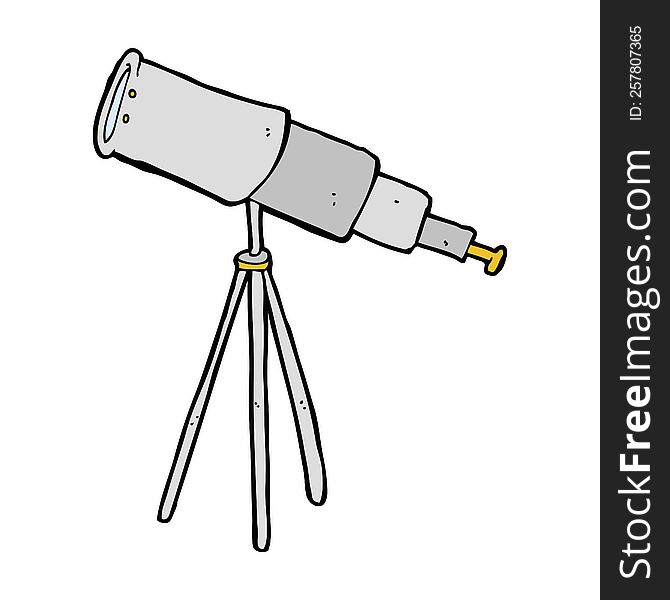 cartoon telescope