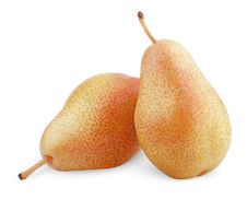 Two Ripe Red Yellow Pear Fruits Royalty Free Stock Photos Two Ripe Red Yellow Pear Fruits Royalty Free Stock Photos