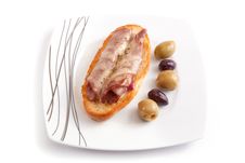 Salami Sandwiches Stock Photos Salami Sandwiches Stock Photos