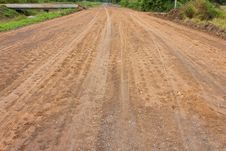Trace Of Wheels On The Ground In Rural Areas. Royalty Free Stock Photo Trace Of Wheels On The Ground In Rural Areas. Royalty Free Stock Photo