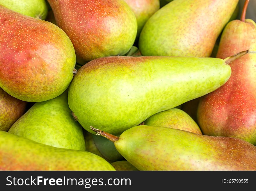 Fresh organic pears from Serbia