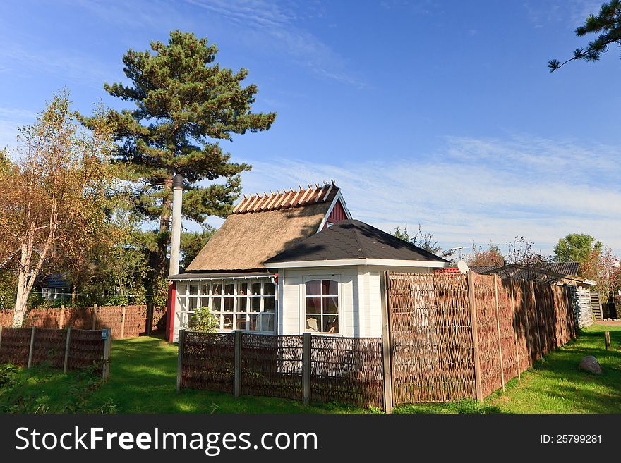 Traditional summer house in Denmark Scandinavia. Traditional summer house in Denmark Scandinavia