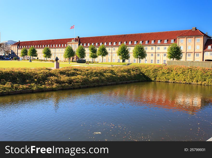 Army barracks in central Copenhagen Denmark. Army barracks in central Copenhagen Denmark