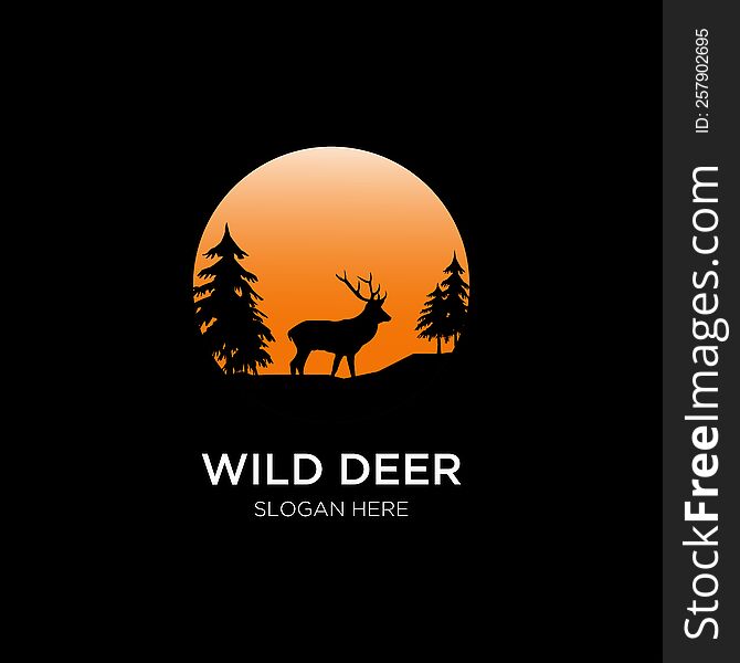 Silhouette will deer logo inspirations