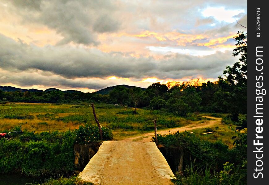 My village overlooks the beautiful Wasgamuwa National Forest and Rivesten Ranges. My village overlooks the beautiful Wasgamuwa National Forest and Rivesten Ranges