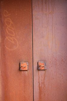 Rusty Building Detail Royalty Free Stock Photography Rusty Building Detail Royalty Free Stock Photography
