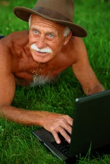 Handsome Senior Man Stock Image Handsome Senior Man Stock Image
