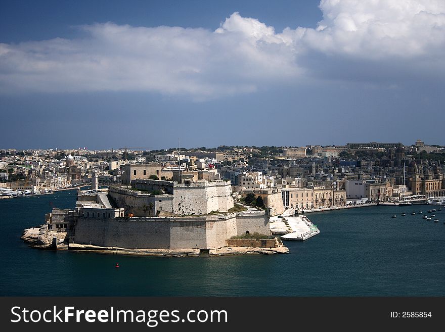 Vittoriosa the part of Valleta capital city of Malta