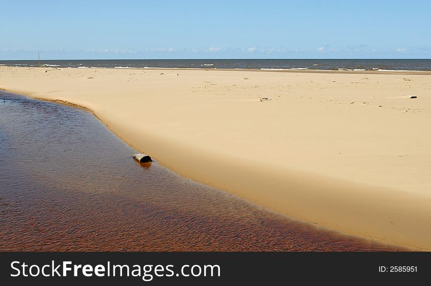 Beach view (Baltic sea coast, Latvia)