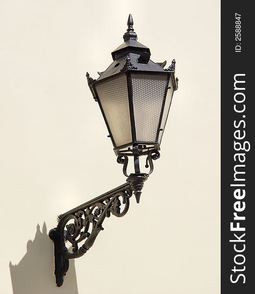 Decorative lanterns in a historical building. Decorative lanterns in a historical building