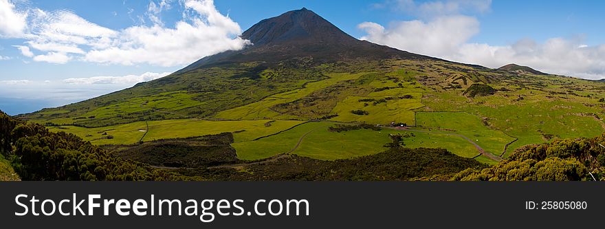 Landscape format, Pico Mountain, Azores
