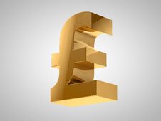 Pound Currency Sign Stock Photo