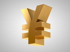 Yen Currency Sign Stock Images