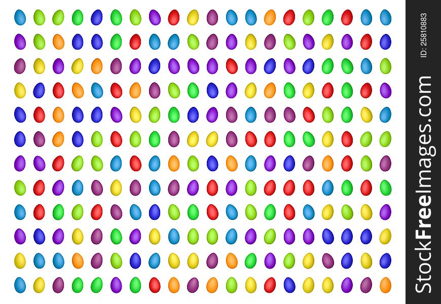 Tiled background with easter eggs. Tiled background with easter eggs