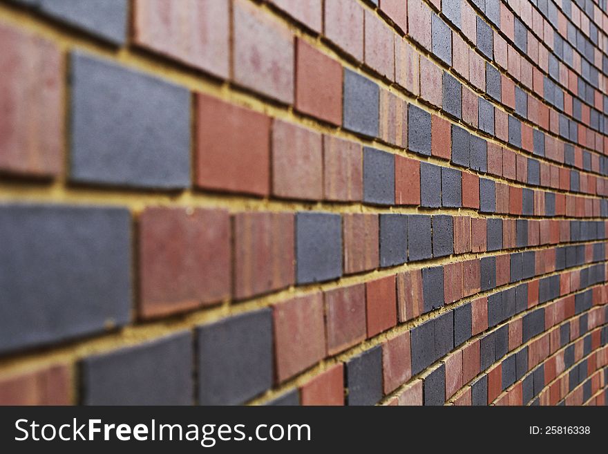 End Less Multi Colour Brick Wall