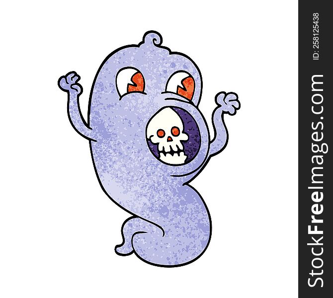 Cartoon Doodle Ghost