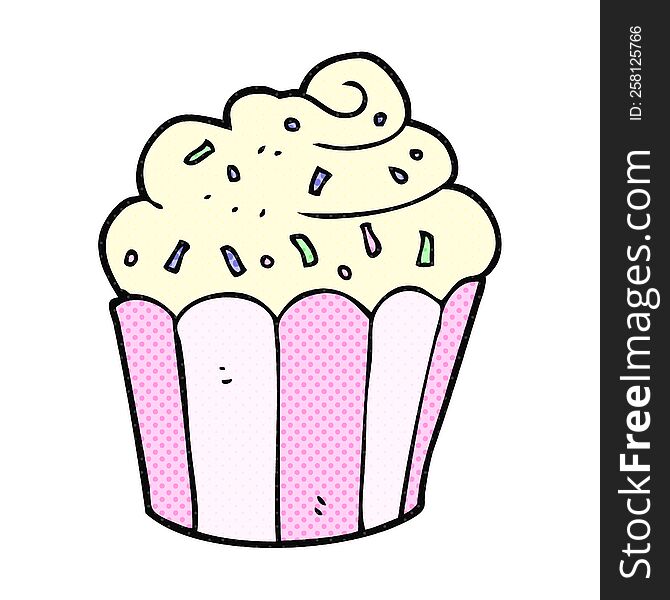 Cartoon Cupcake