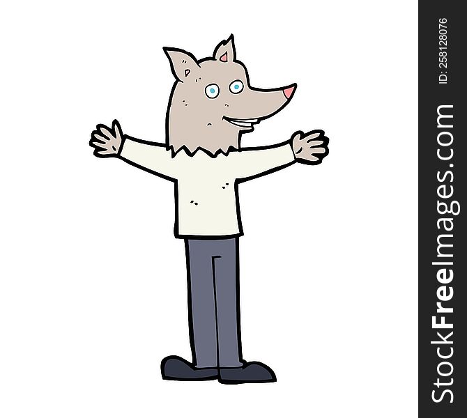 cartoon werewolf