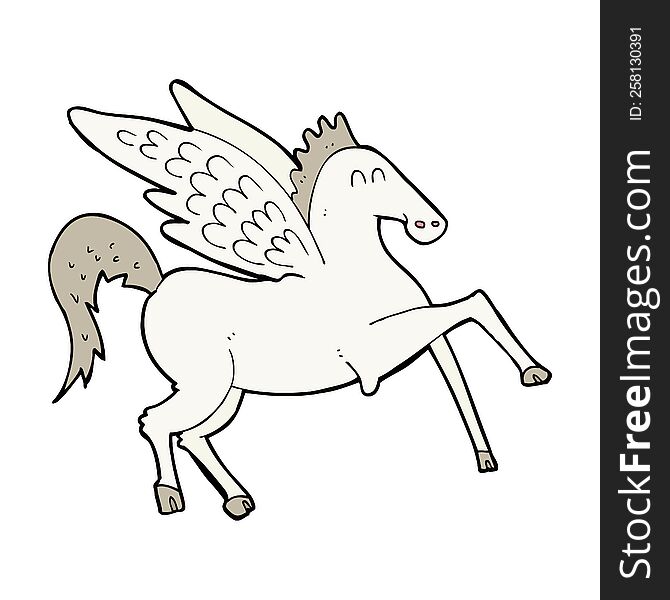 Cartoon Pegasus