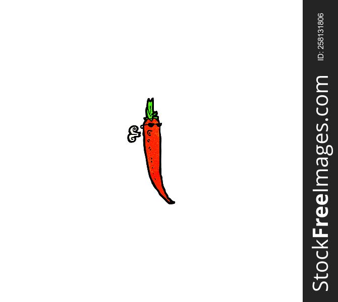 cartoon chili pepper