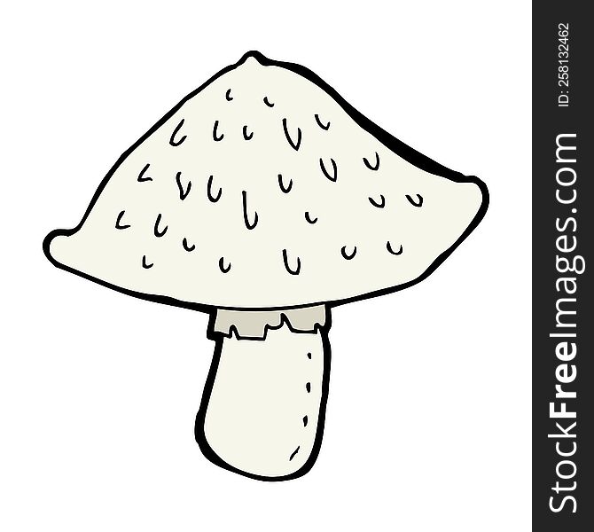 Cartoon Wild Mushroom