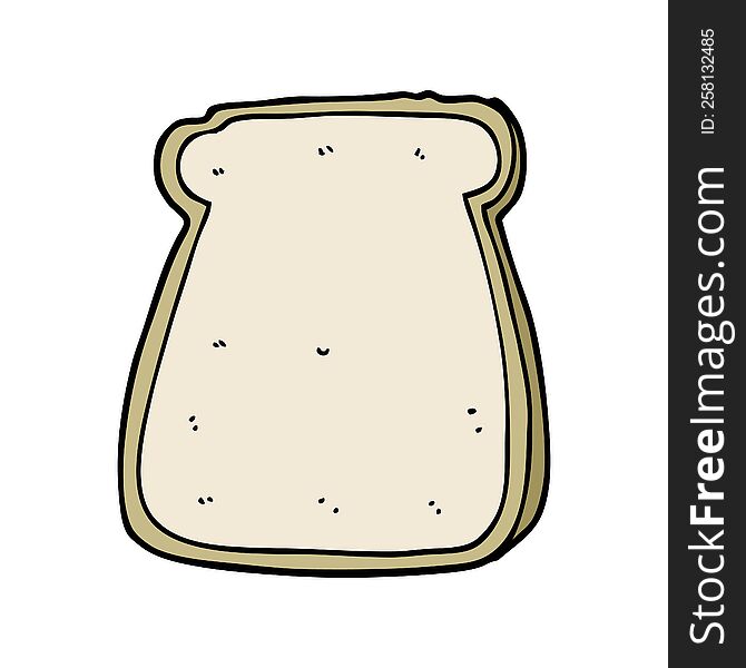 cartoon slice of bread
