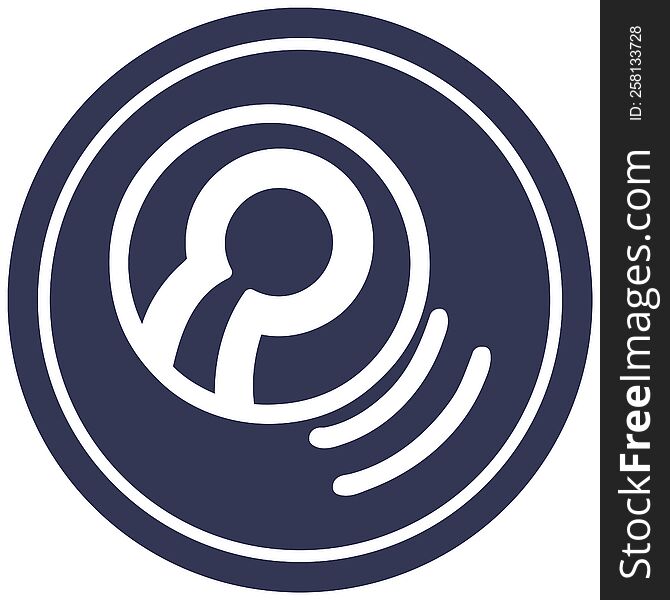 tennis ball circular icon symbol
