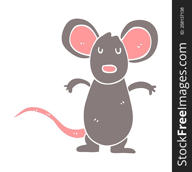 cartoon doodle mouse rat