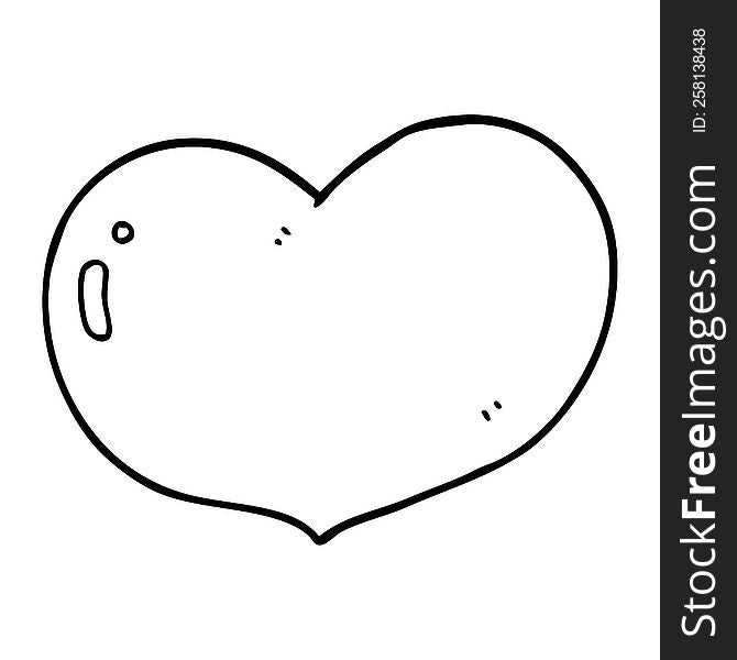 Cartoon Love Heart