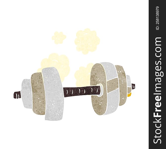 Cartoon Dumbbell