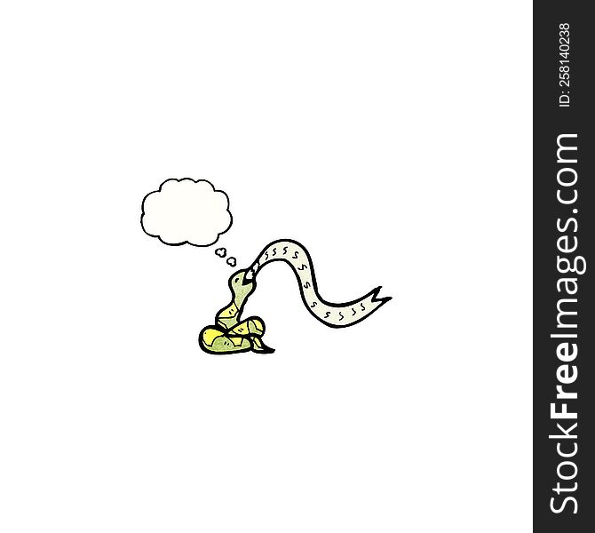 hissing snake cartoon