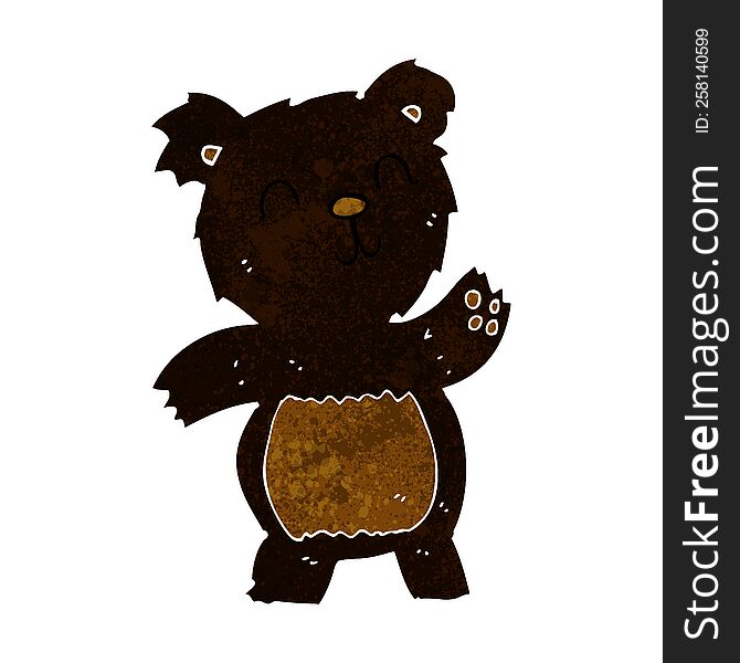 Cartoon Black Bear