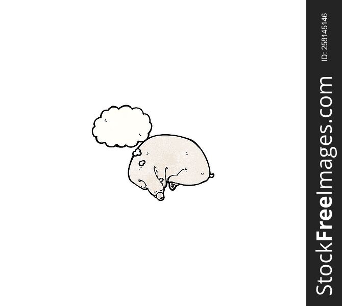 sleeping polar bear cartoon
