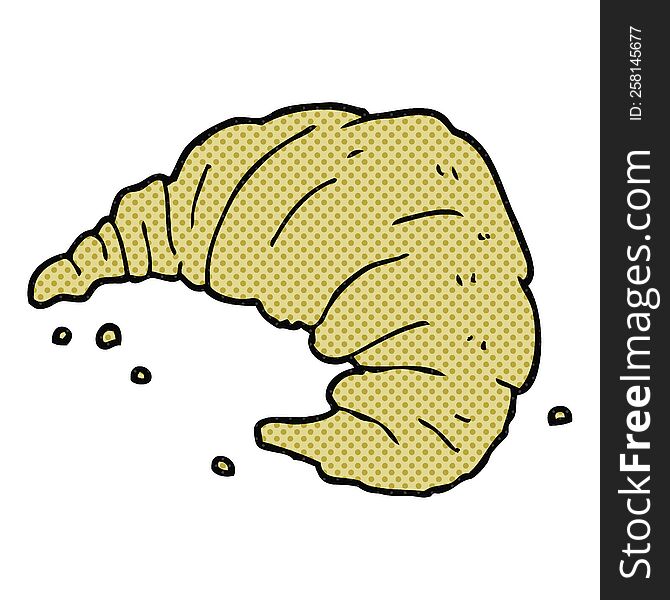 Cartoon Croissant