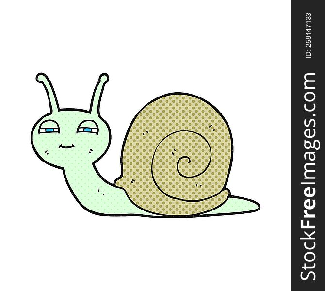 Cartoon Cute Snail