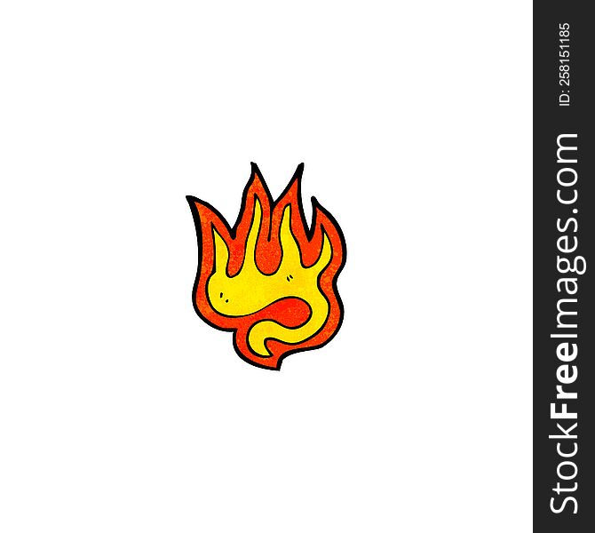 Fire Cartoon Symbol